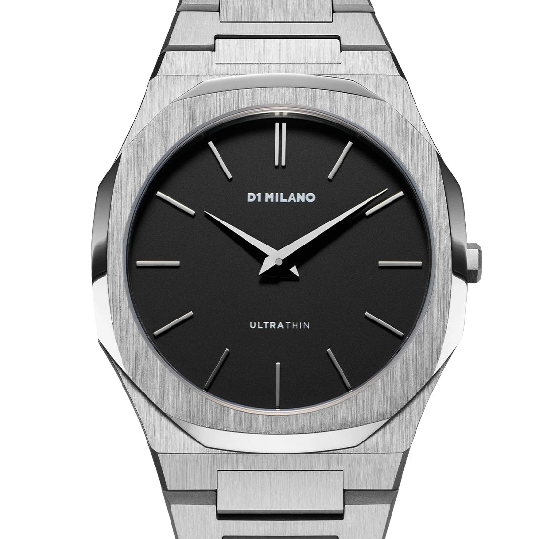 D1 Milano Ultra Thin Quartz Black 40mm