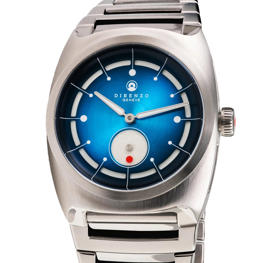 Direnzo Watches DRZ 06 Wandering Star Handopwinding Blauw 38 mm