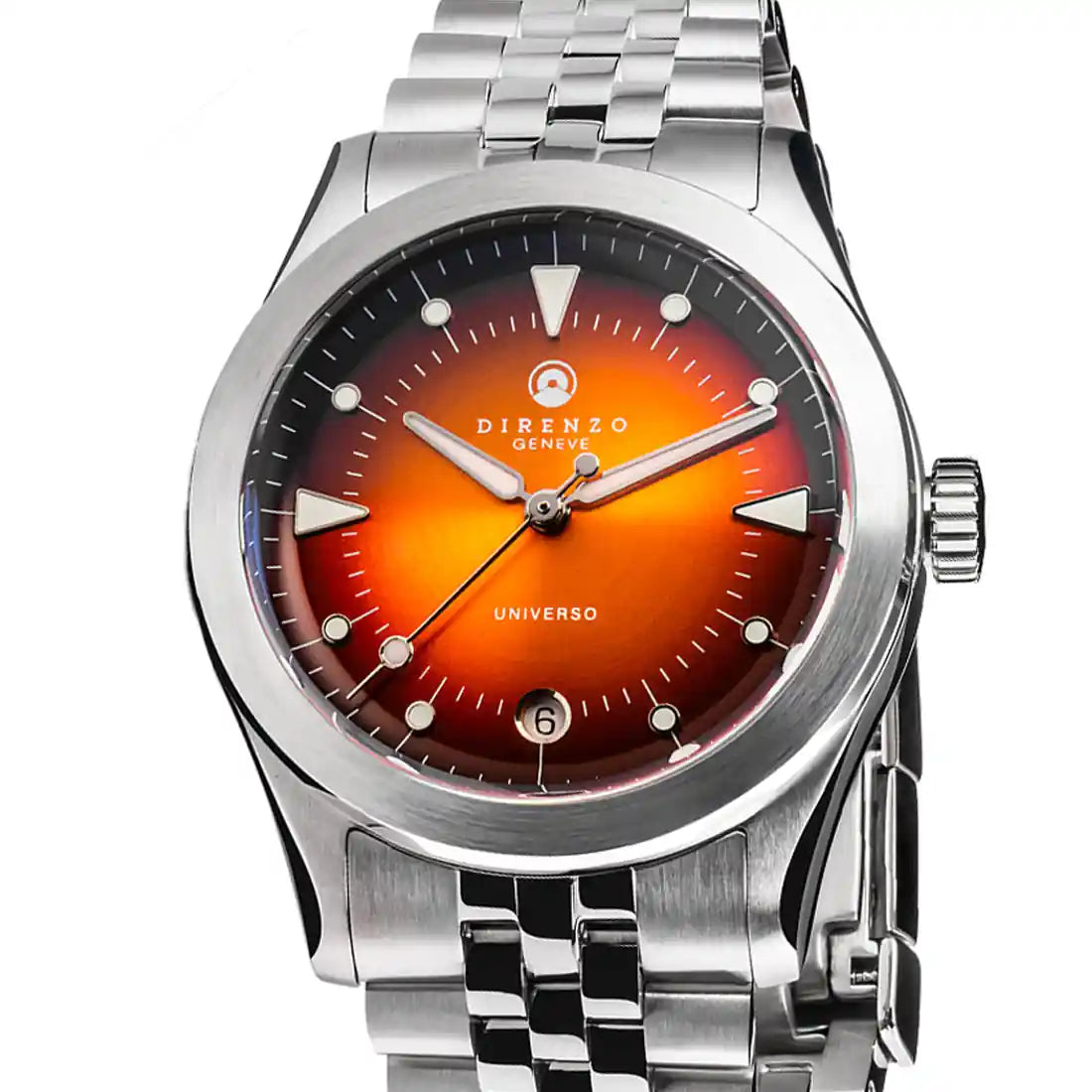 Direnzo Watches DRZ 07 Universo Automatic Oranje 38 mm
