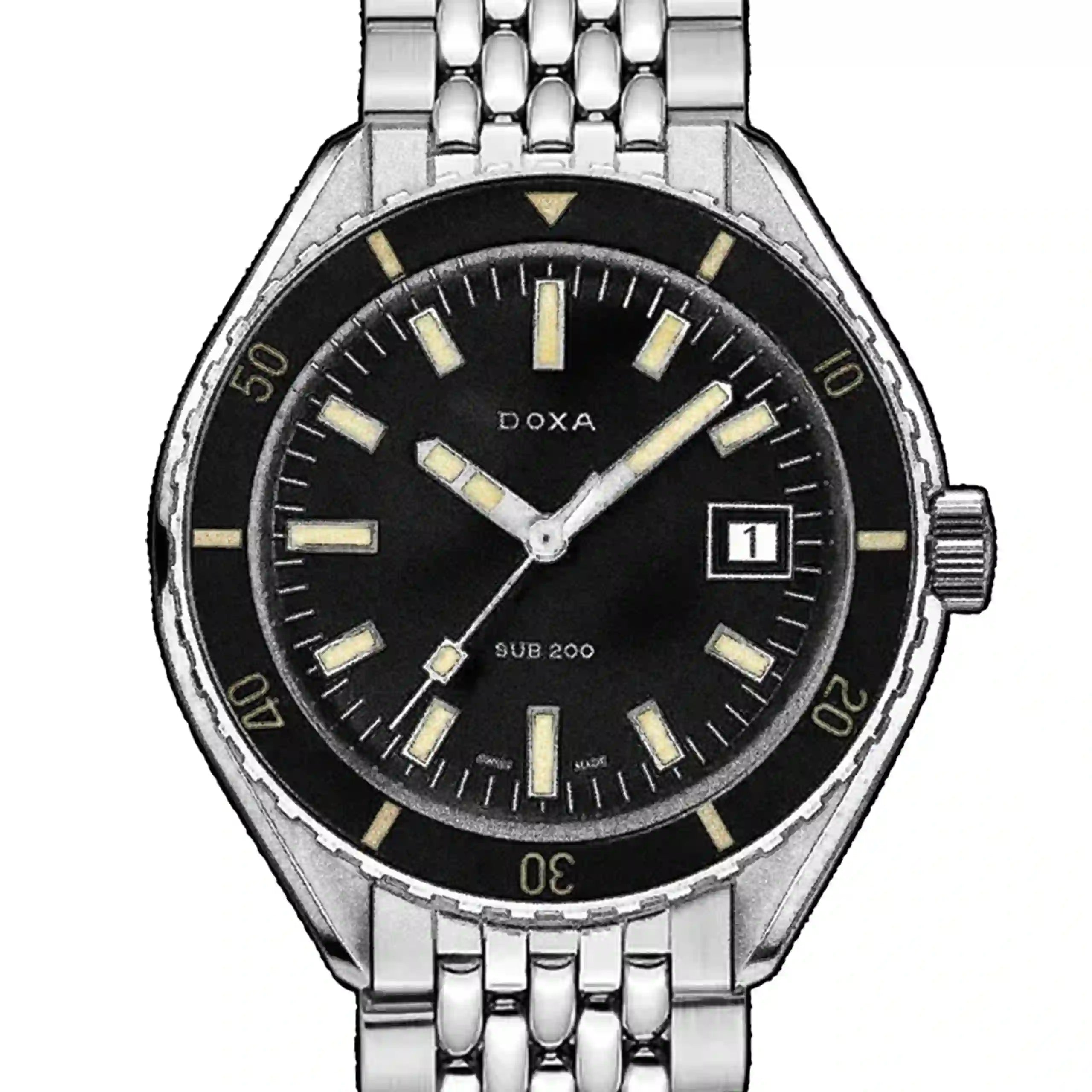 Doxa Sub 200 Automatic Zwart 42 mm