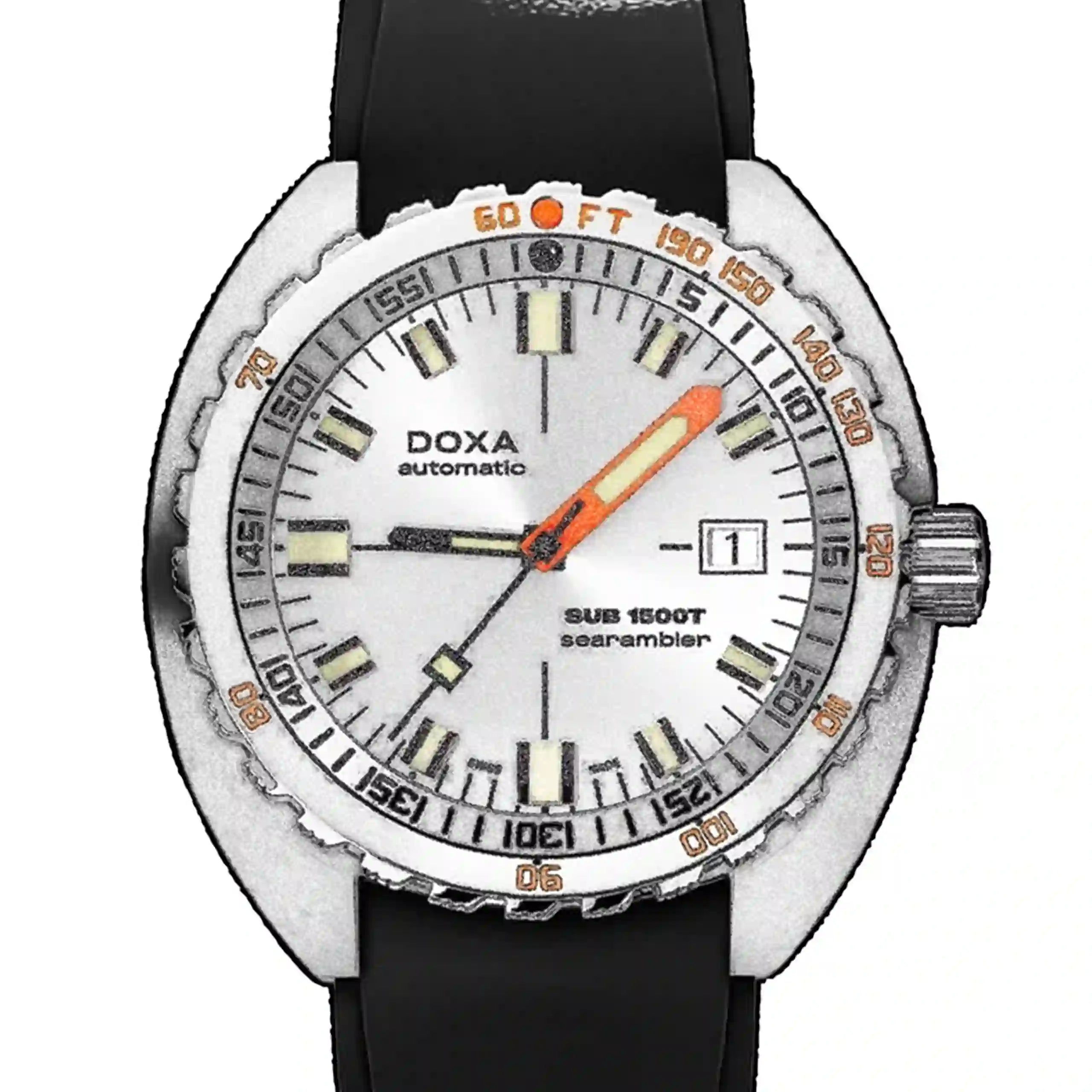 Doxa Sub 1500T Automatic Zilver 45 mm