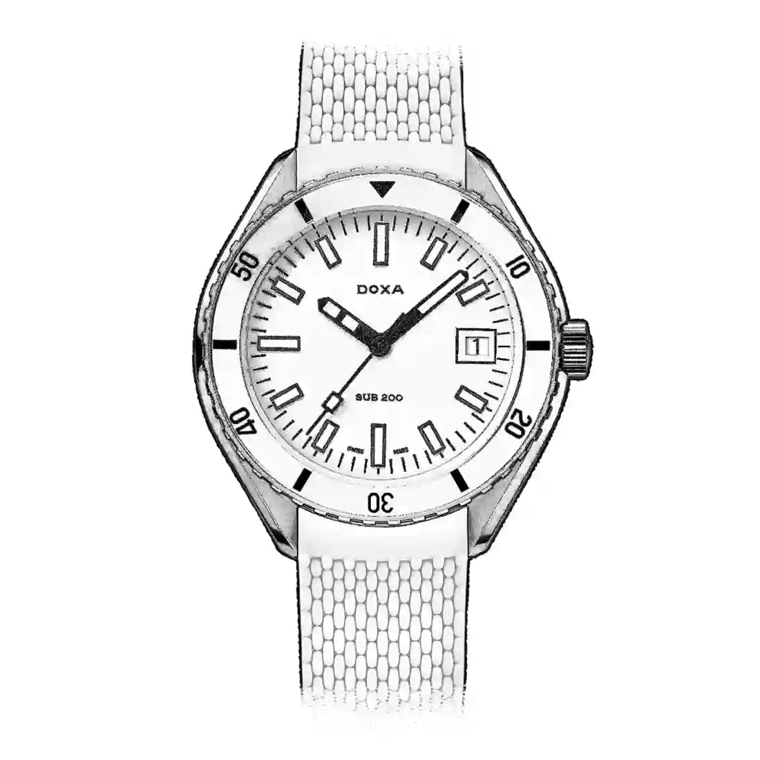 Doxa Sub 200 Automatic White 42mm