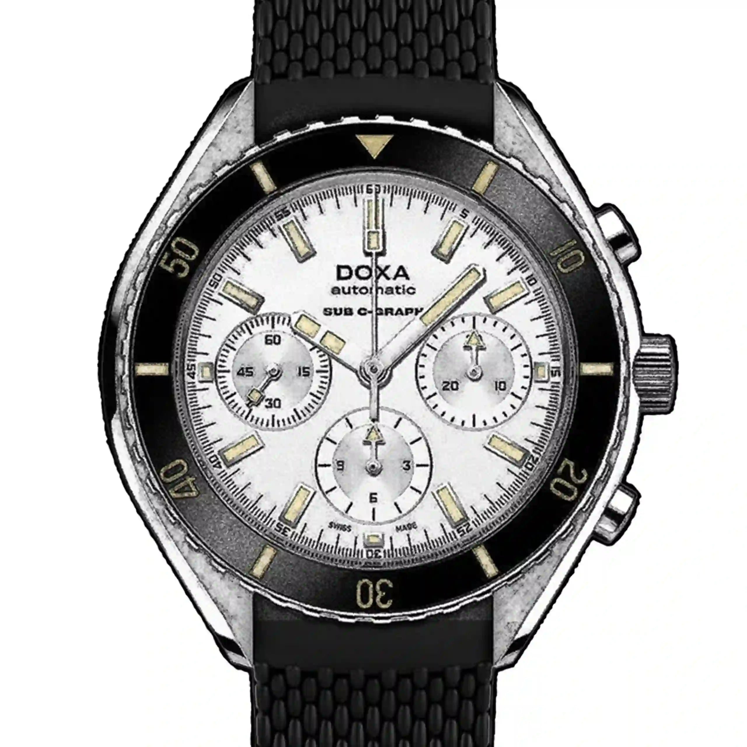 Doxa Sub 200 Automatik Weiß