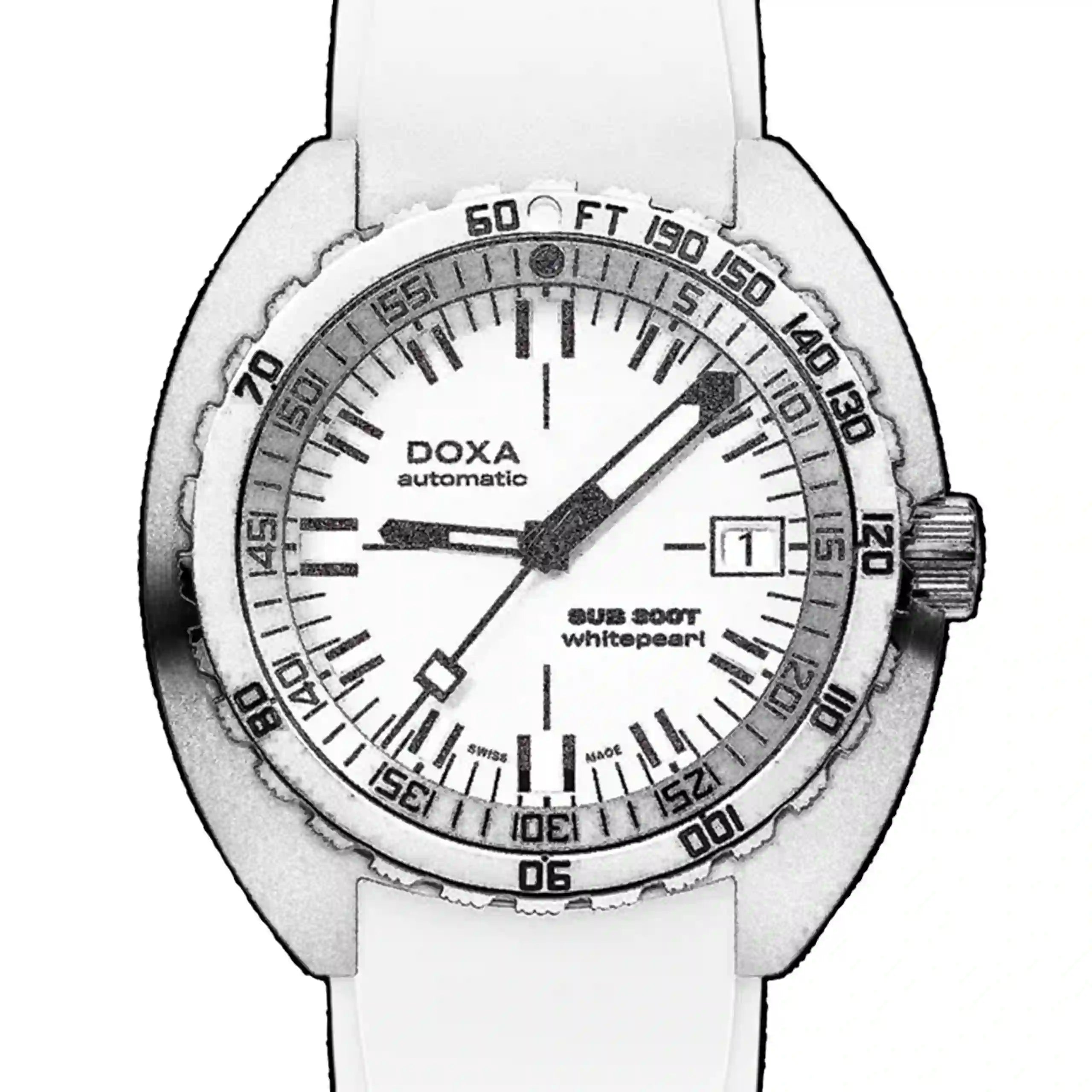 Doxa Sub 200 Automatik Weiß