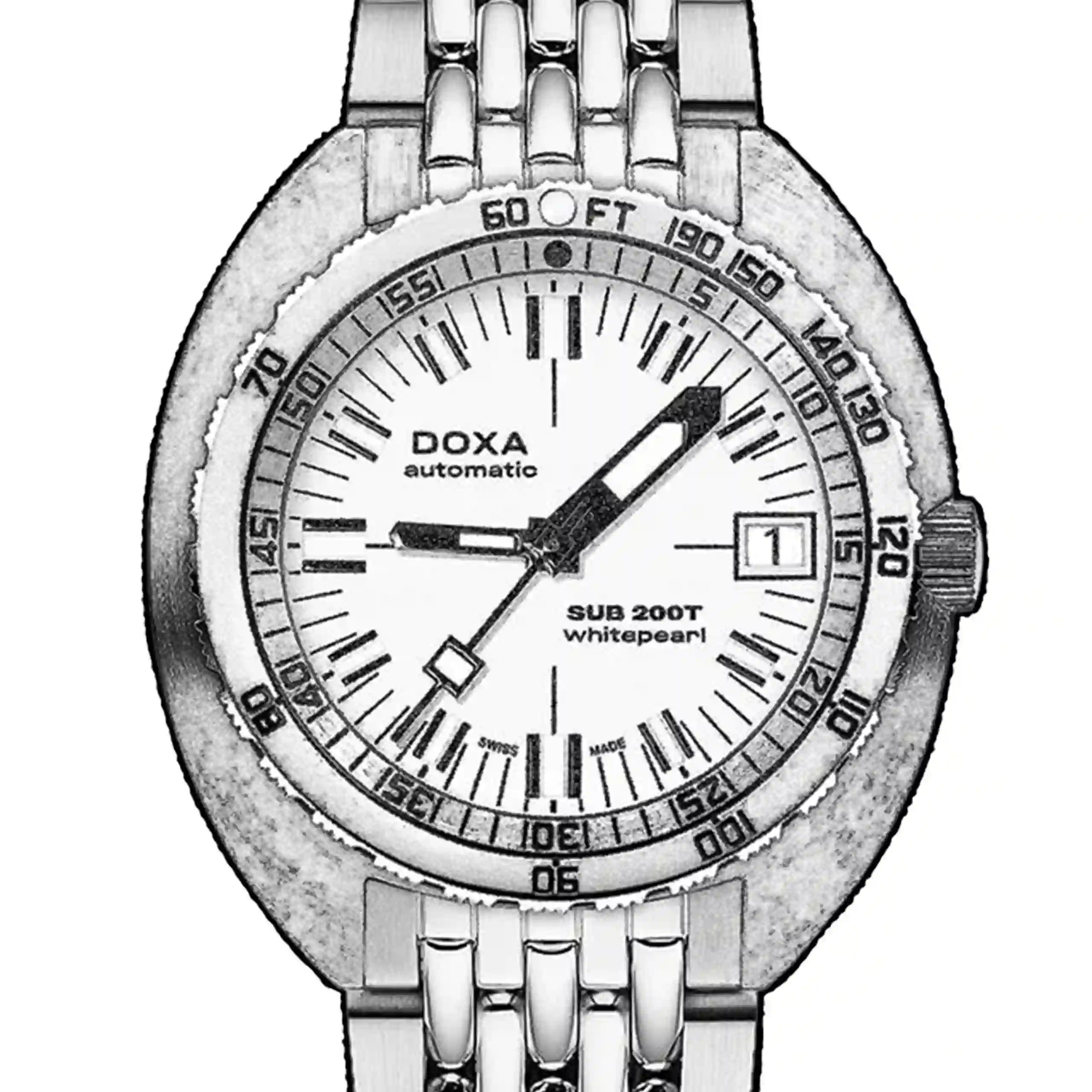 Doxa Sub 200T Automatique Blanc 39mm