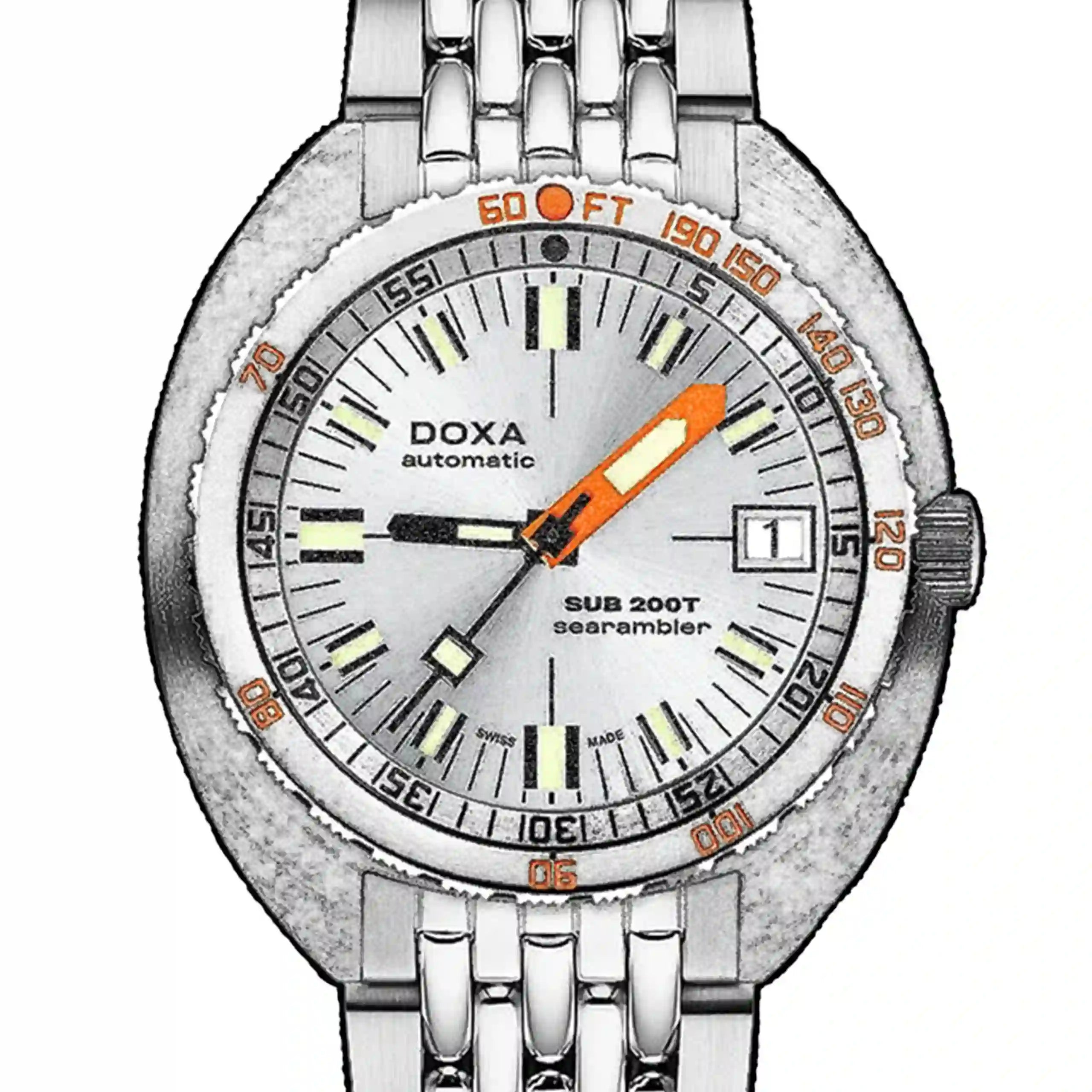Doxa Sub 200T Automatic Silver 39mm