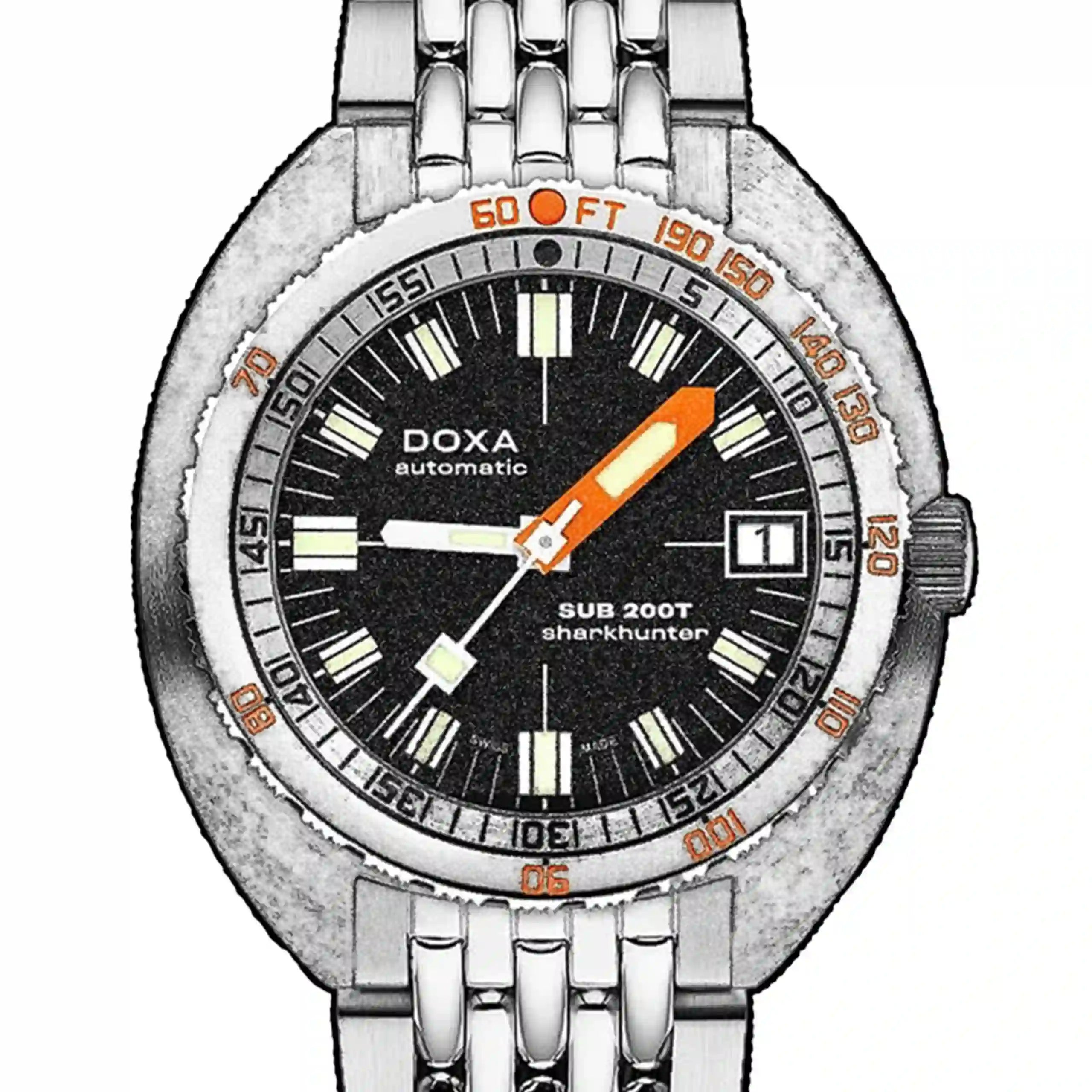 Doxa Sub 200T Automatic Black 39mm