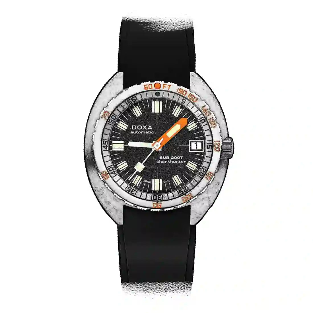 Doxa Sub 200T Automatic Zwart 39 mm