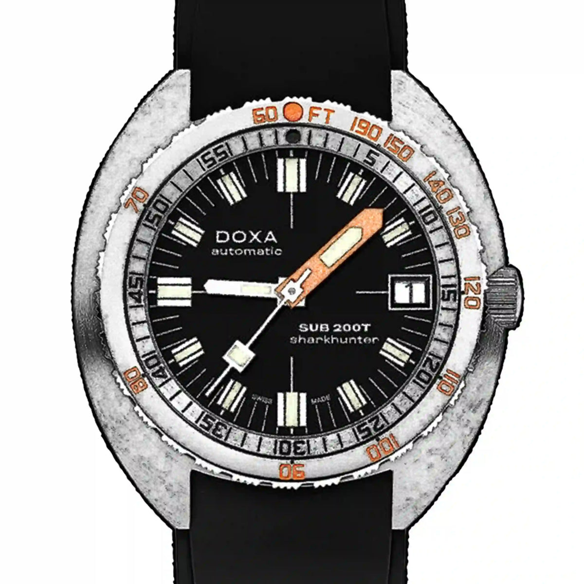Buy Doxa Sub 200T 804.10.101S.20 | Free Shipping | Montredo