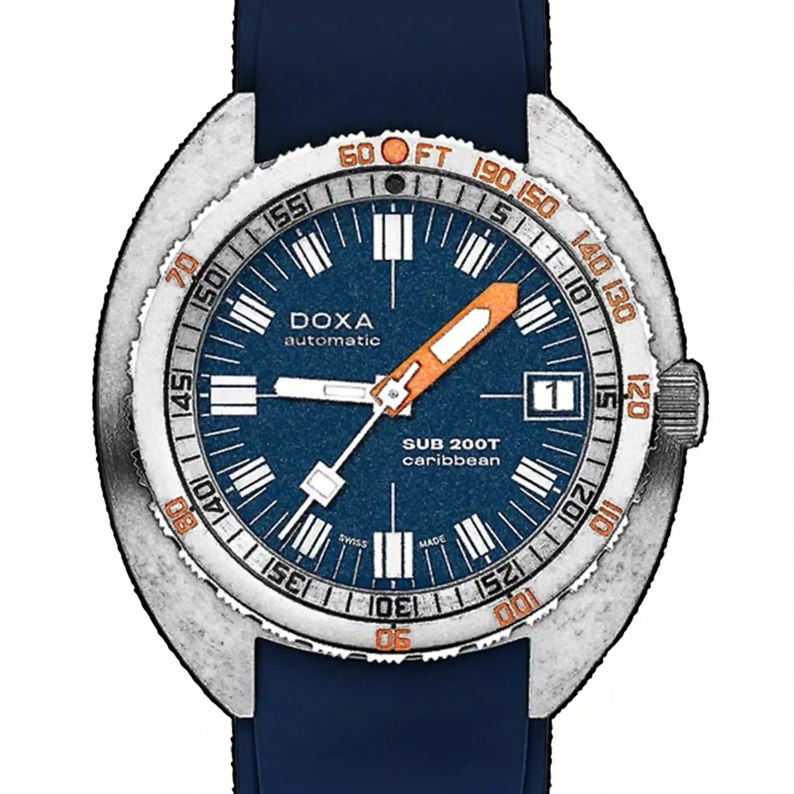 Doxa Sub 200T Automatique Bleu 39mm