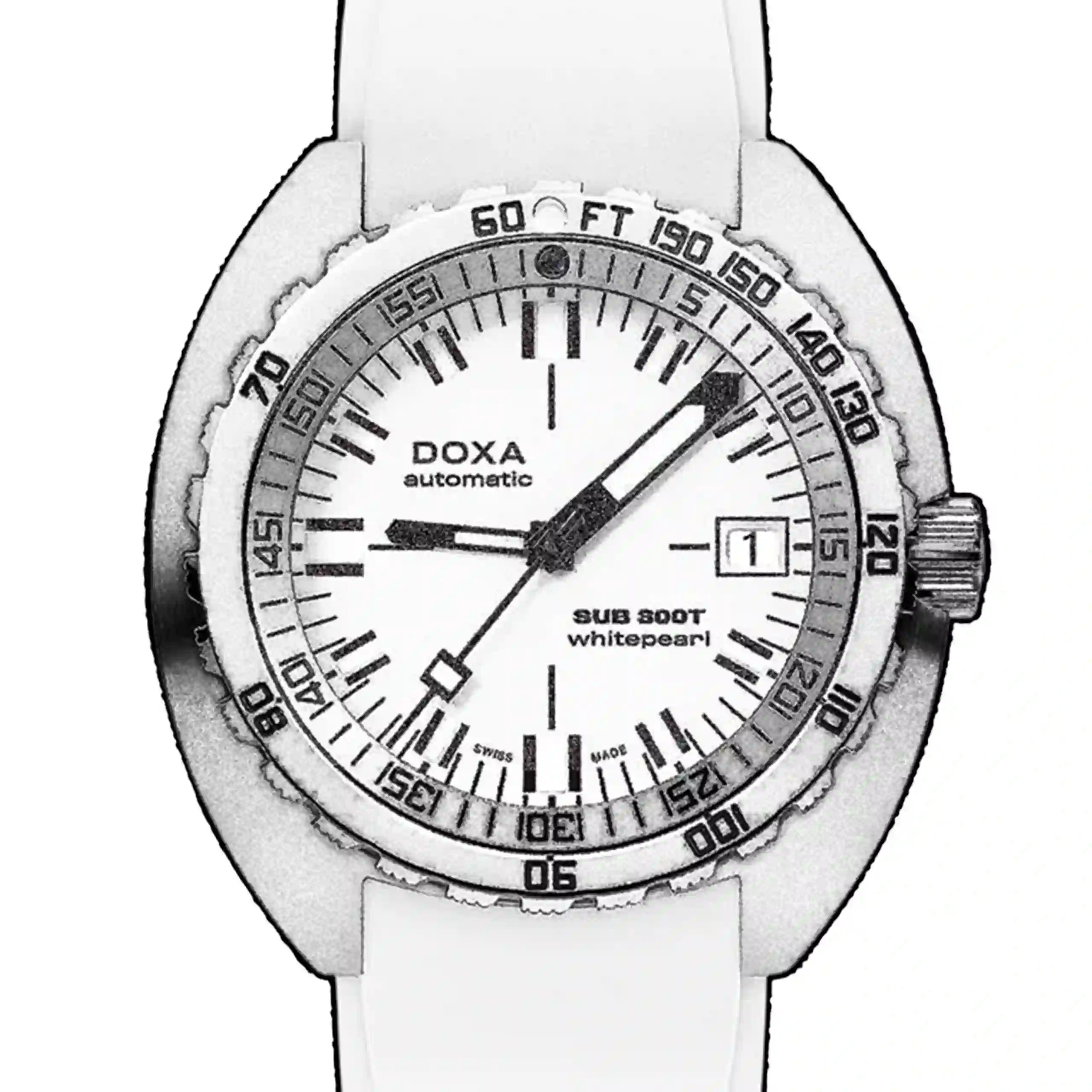 Doxa Sub 300T Automatic White 42mm