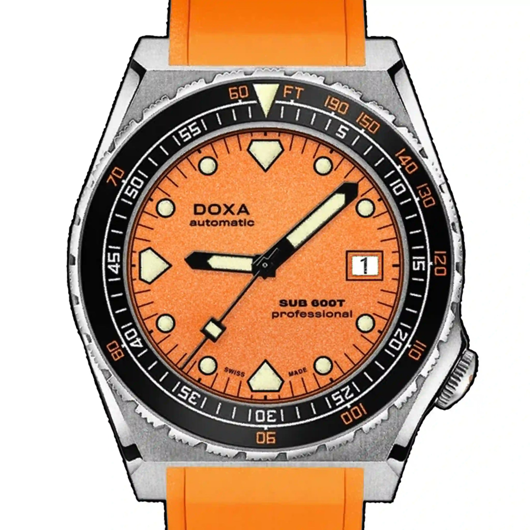 Buy Doxa Sub 600T 861.10.351.21 | Free Shipping | Montredo