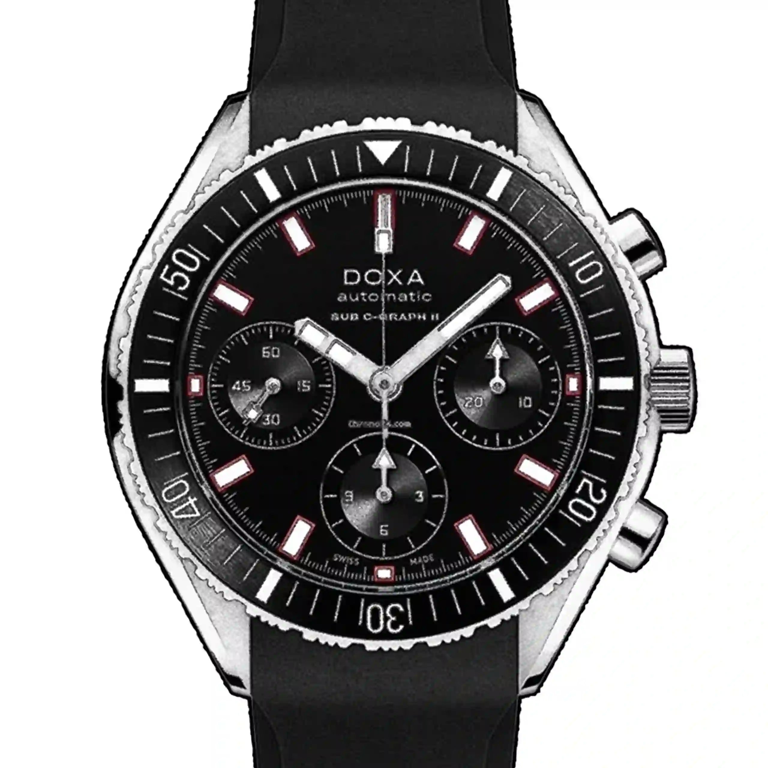 Doxa SUB 200 C-GRAPH II Automatik Schwarz