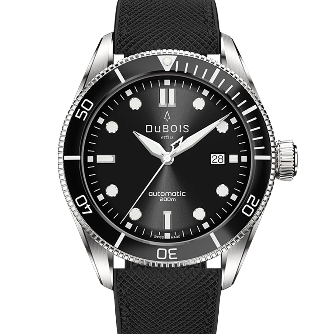 DuBois et fils Diver Limited Edition Automatic Zwart 44 mm