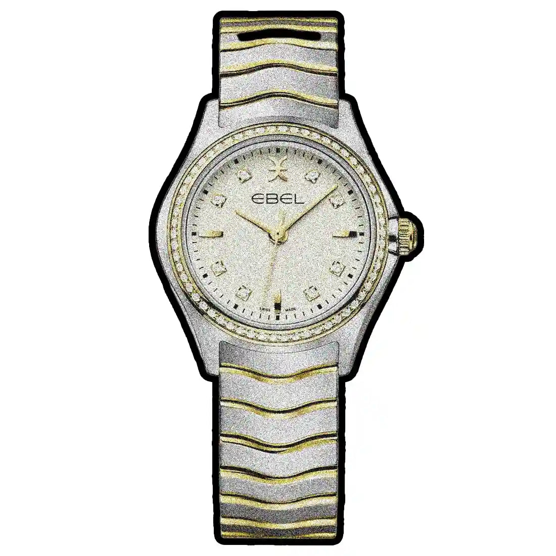 Ebel Wave Quarz Elfenbein