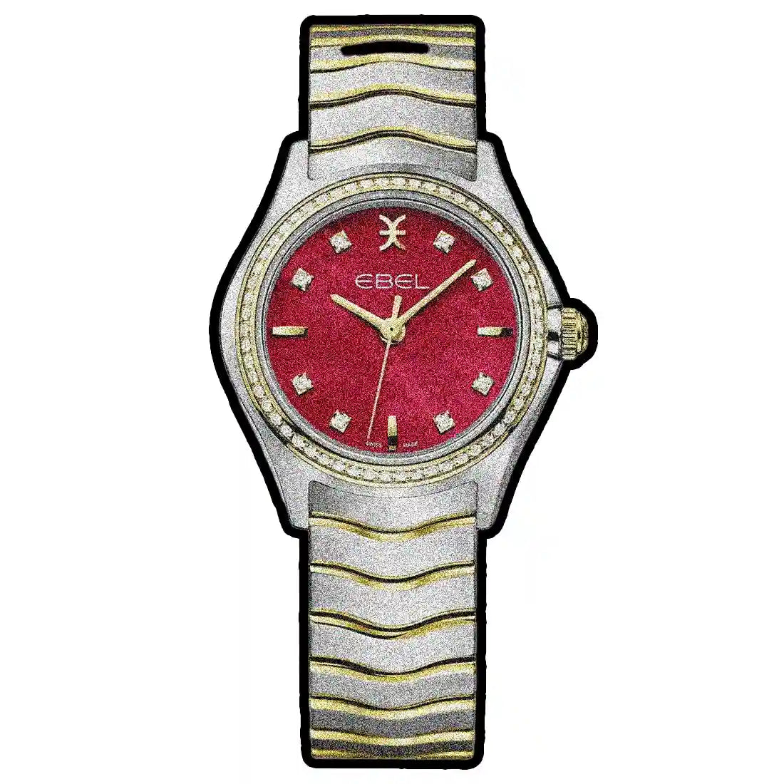 Ebel Wave Quartz parelmoer 30 mm