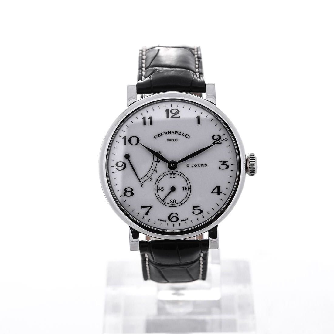 Eberhard & Co. 8 Jours Remontage Manuel Blanc