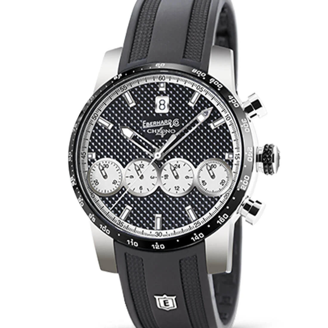 Eberhard & Co. Chrono 4 Automatic Zwart 42 mm