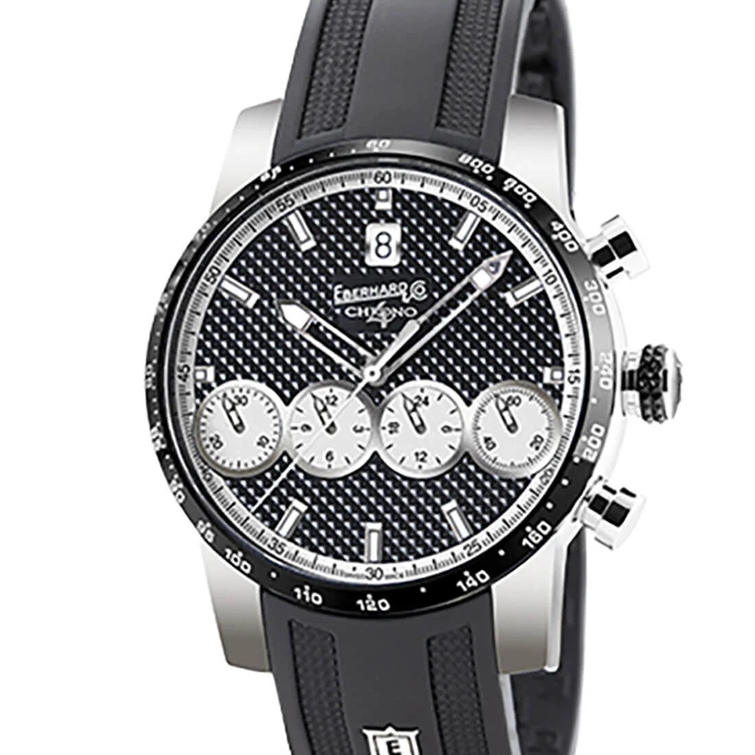 Eberhard & Co. Chrono 4 Automatic Zwart 42 mm