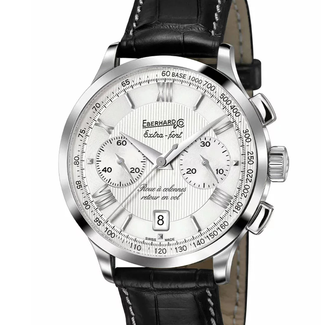 Eberhard & Co. Extra-Fort Automatik Weiß