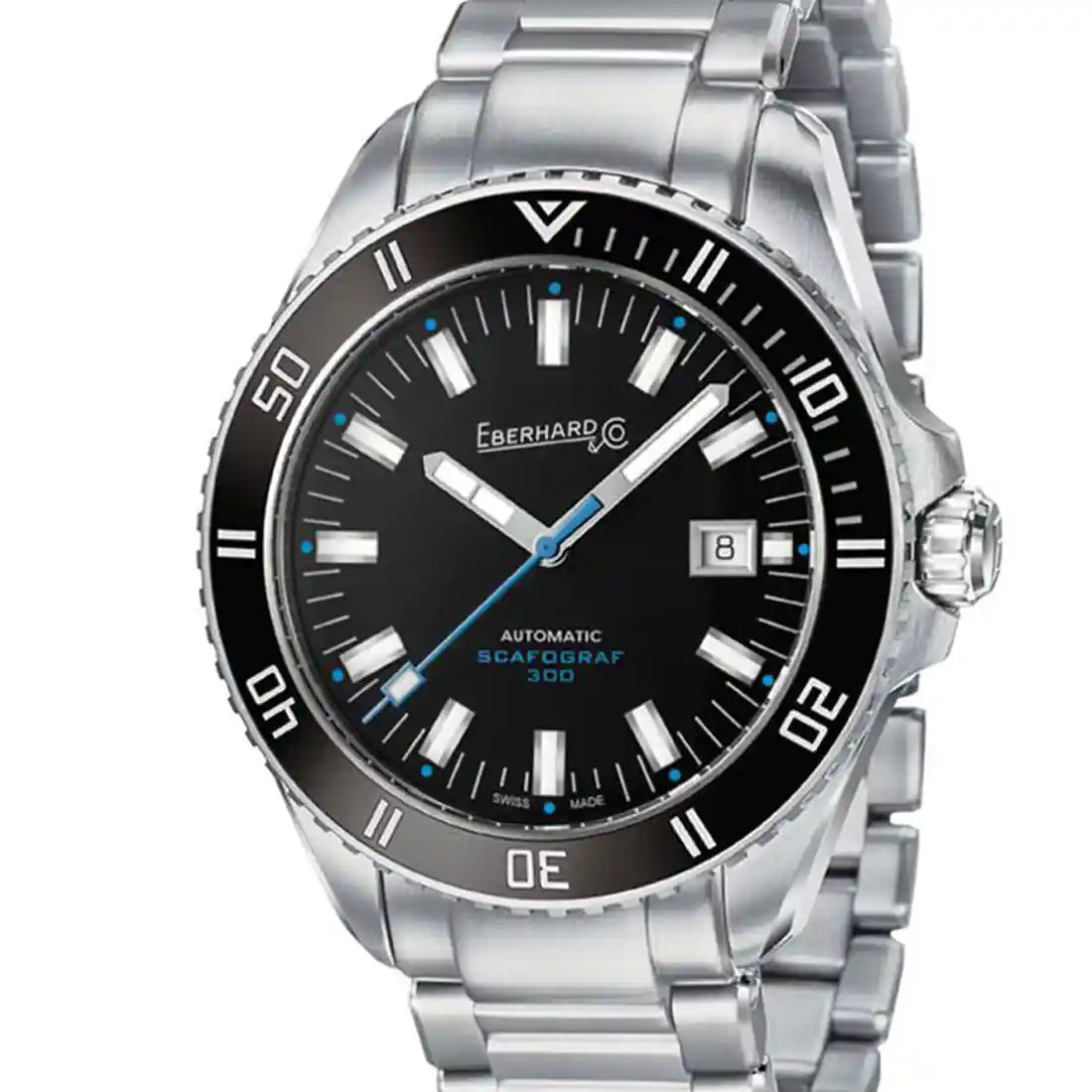 Eberhard & Co. Scafograf 300 Automatic Zwart 43 mm