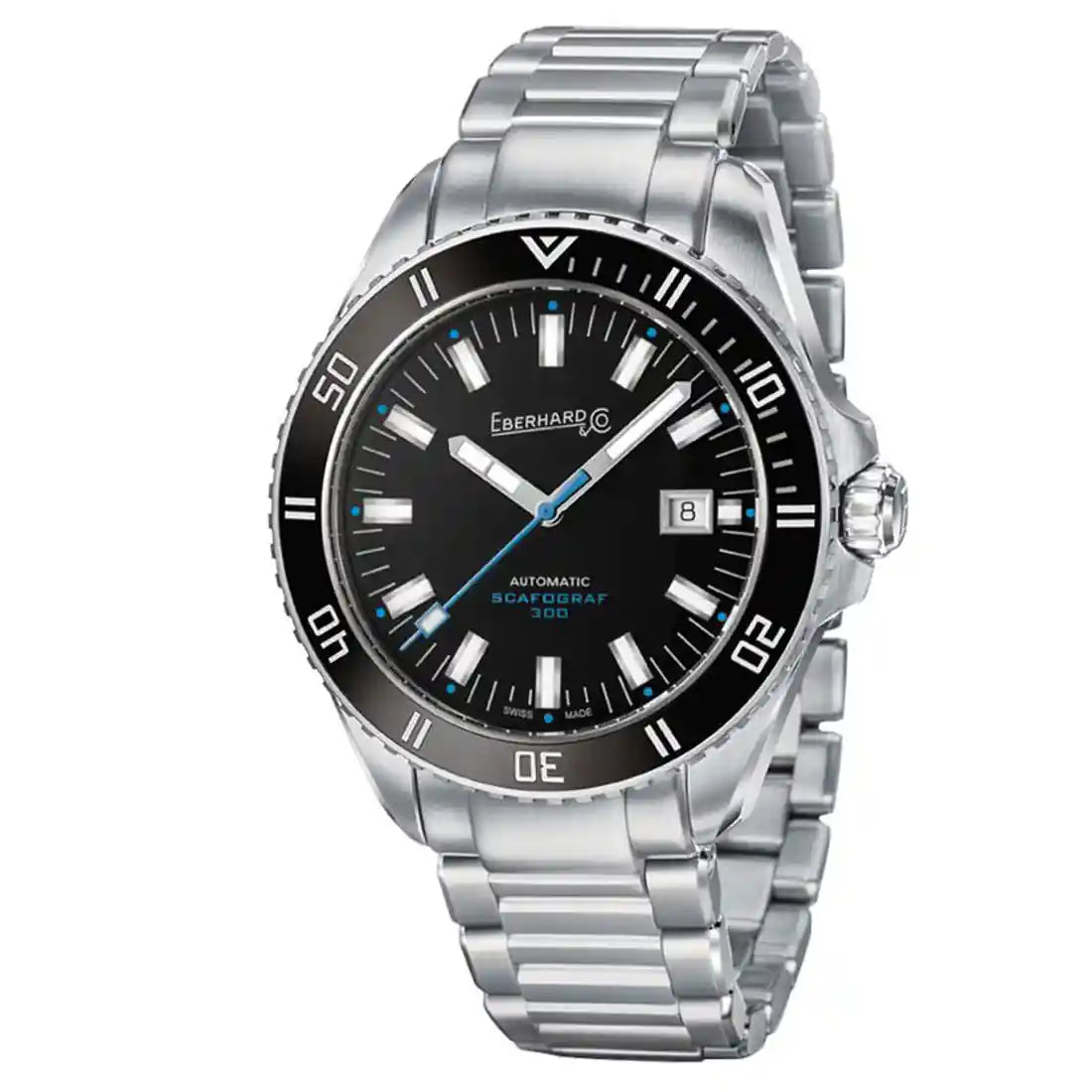 Eberhard & Co. Scafograf 300 Automatic Zwart 43 mm