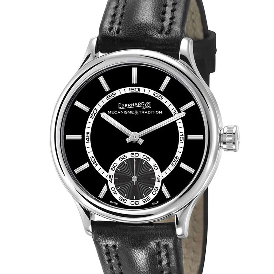 Eberhard & Co. Traversetolo Manual Winding Black 43mm