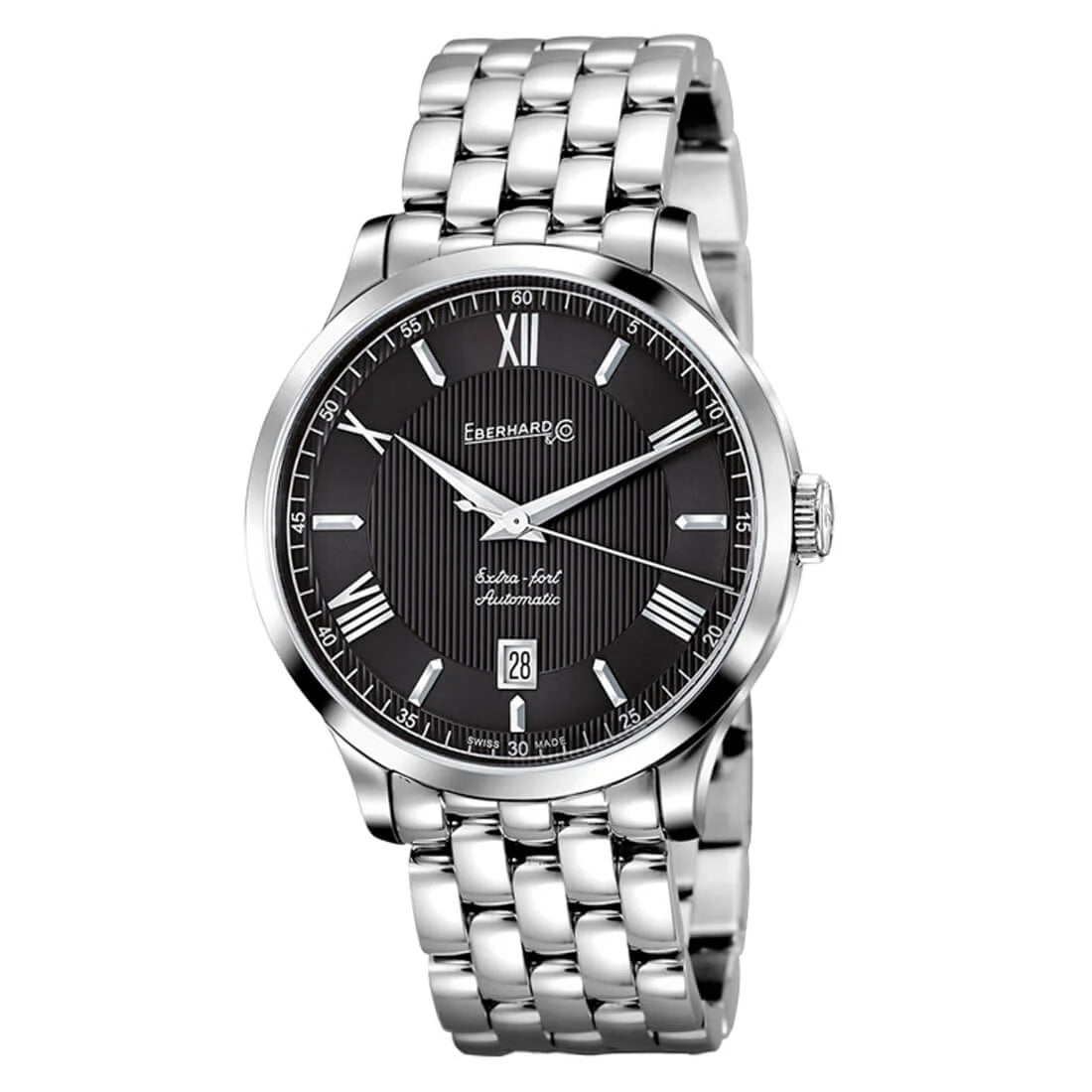 Eberhard & Co. Extra-Fort Automatik Schwarz