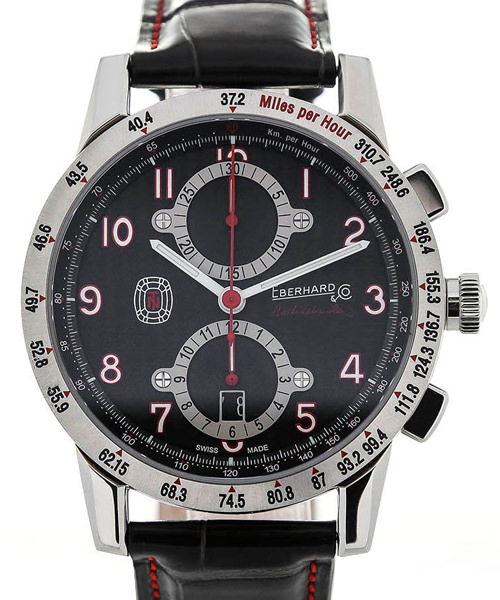 Eberhard & Co. Tazio Nuvolari Automatic Zwart 43 mm