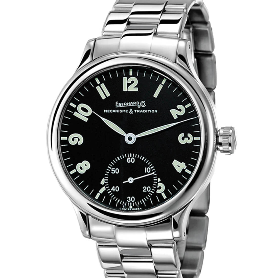 Eberhard & Co. Traversetolo Manual Winding Black 43mm