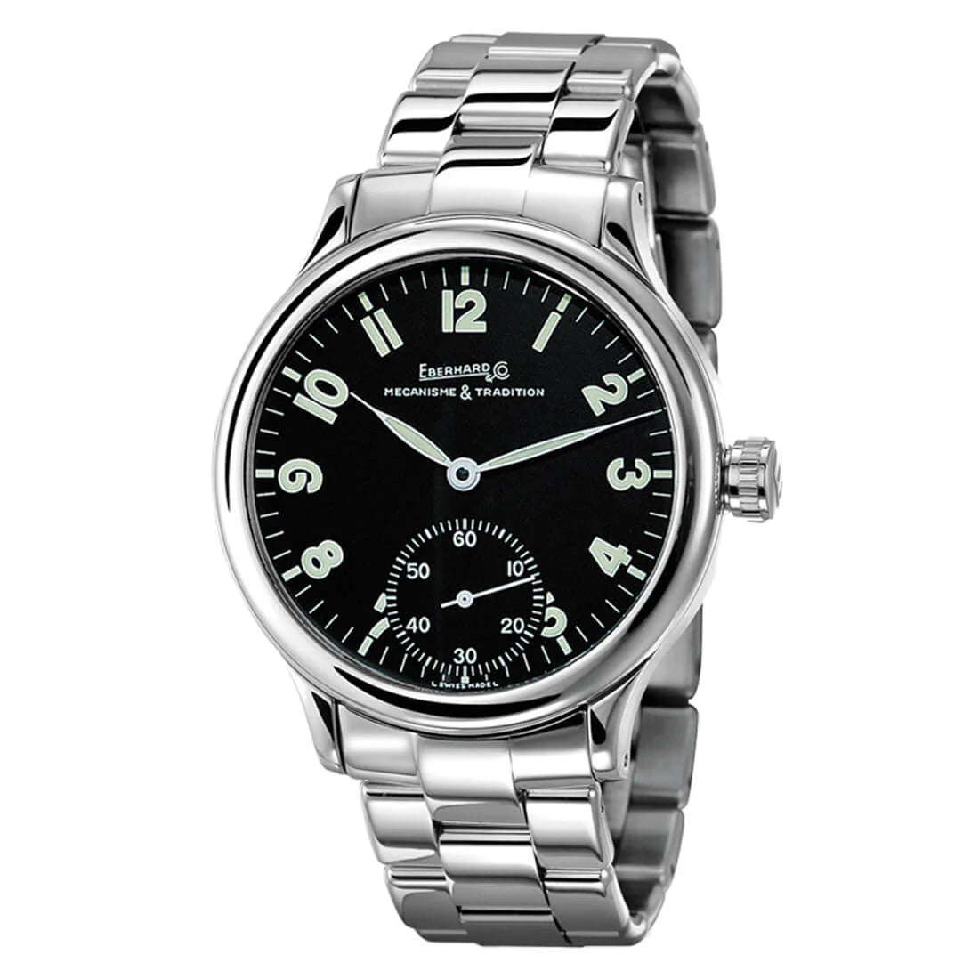 Eberhard & Co. Traversetolo Manual Winding Black 43mm