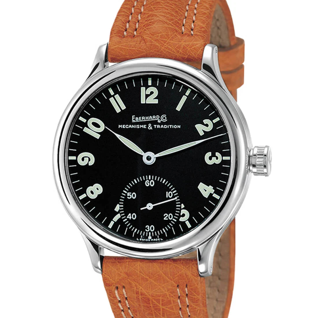 Eberhard & Co. Traversetolo Manual Winding Black 43mm