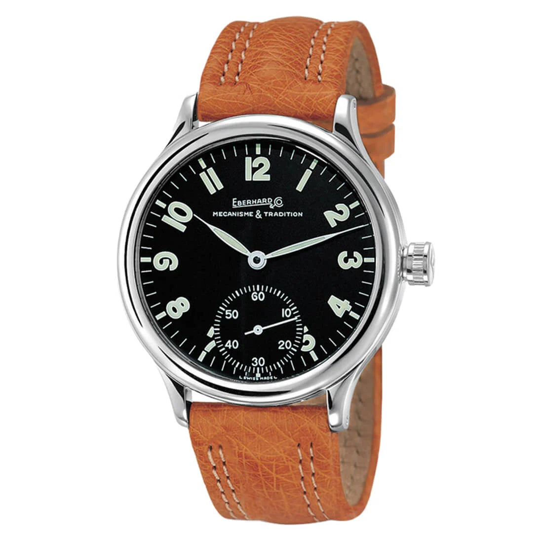 Eberhard & Co. Traversetolo Manual Winding Black 43mm