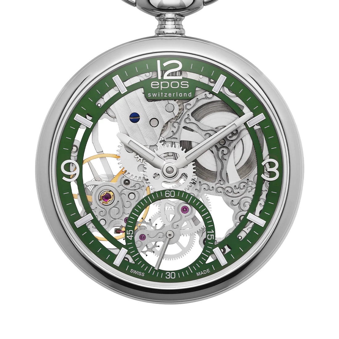 EPOS Pocket Watches 2003 SK Manual winding Green 42mm