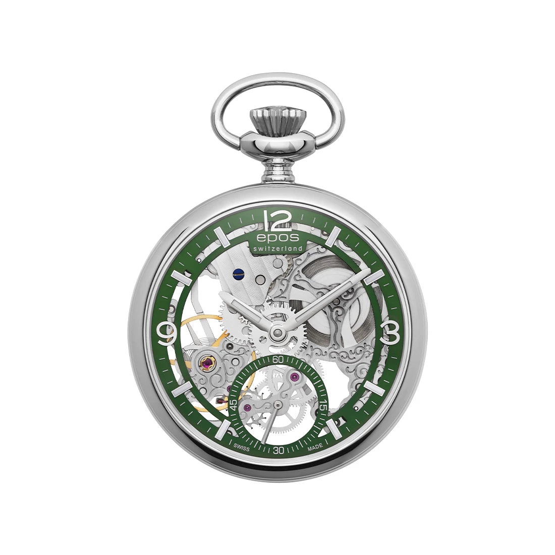 EPOS Pocket Watches 2003 SK Manual winding Green 42mm