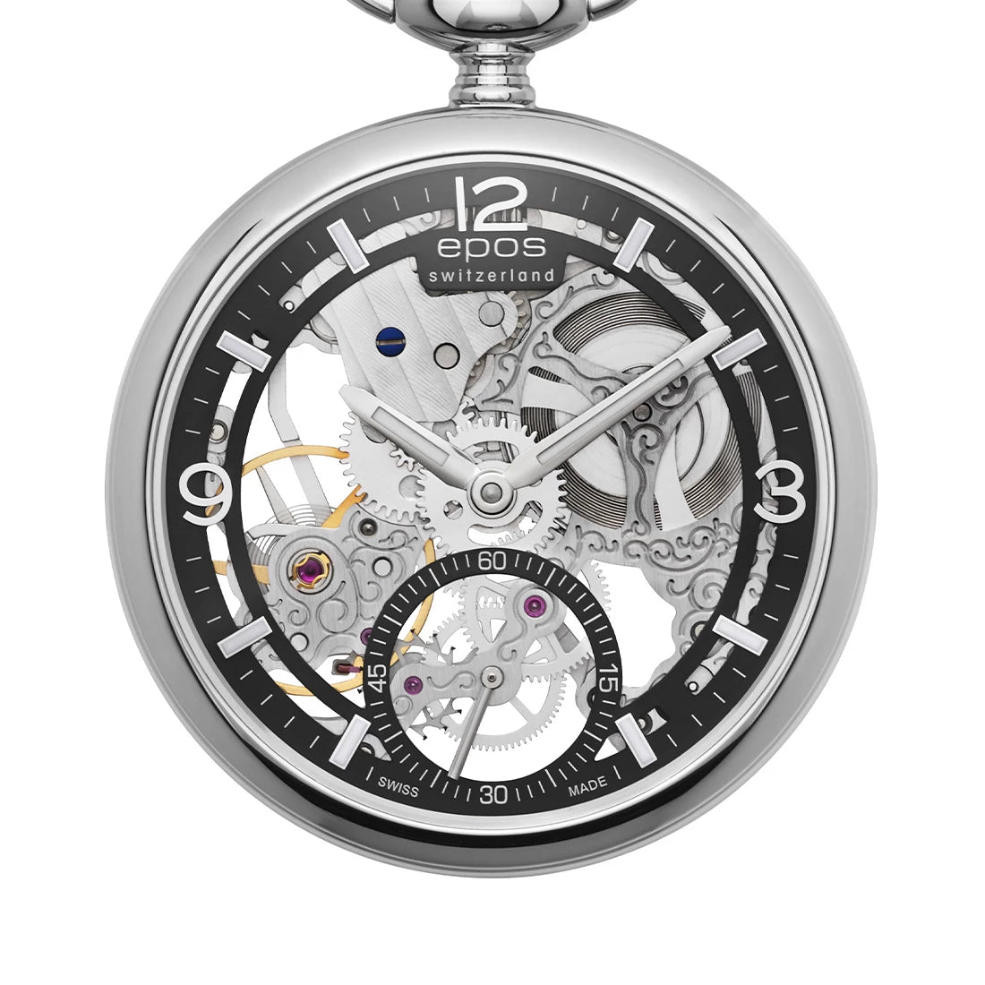 Montres de poche EPOS 2003 SK Remontage Manuel Noir