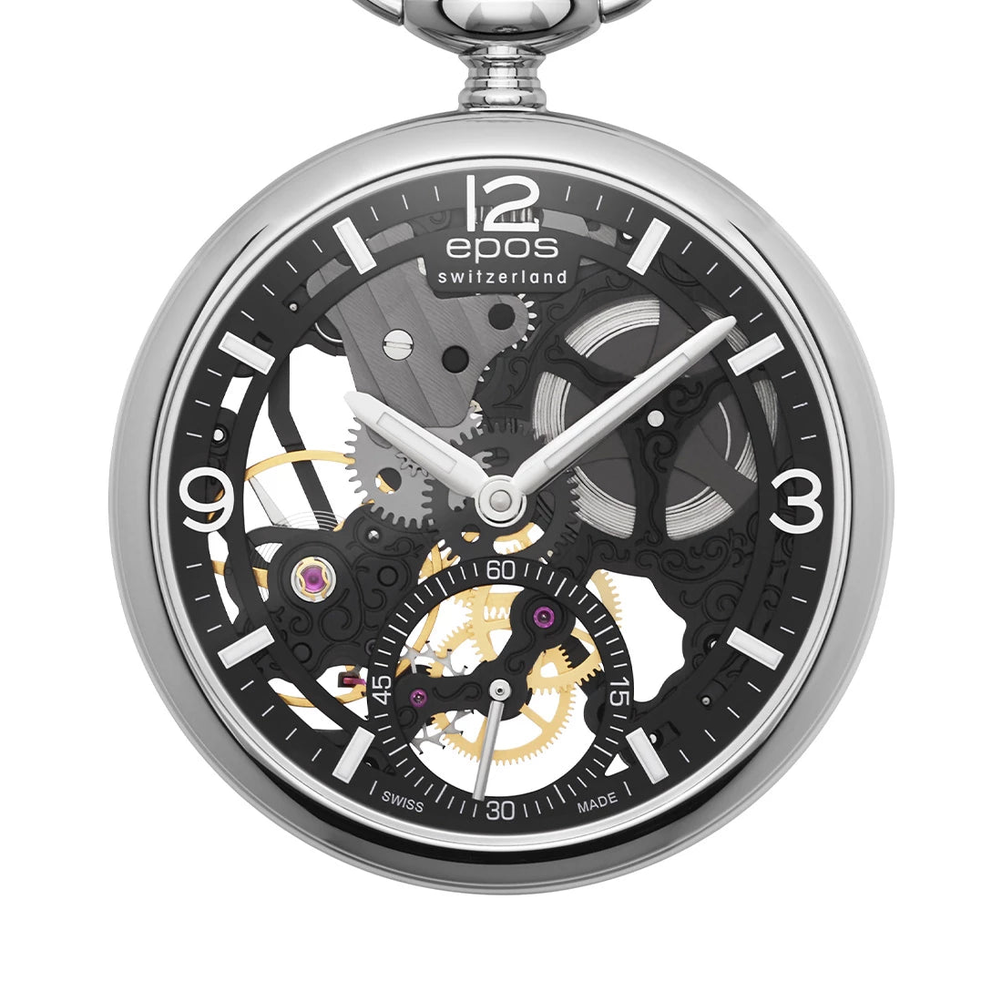 Montres de poche EPOS 2003 SK Remontage Manuel Noir