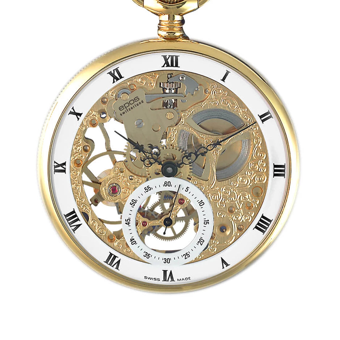 Montres de poche EPOS 2121 SK Remontage Manuel Blanc ,5 mm