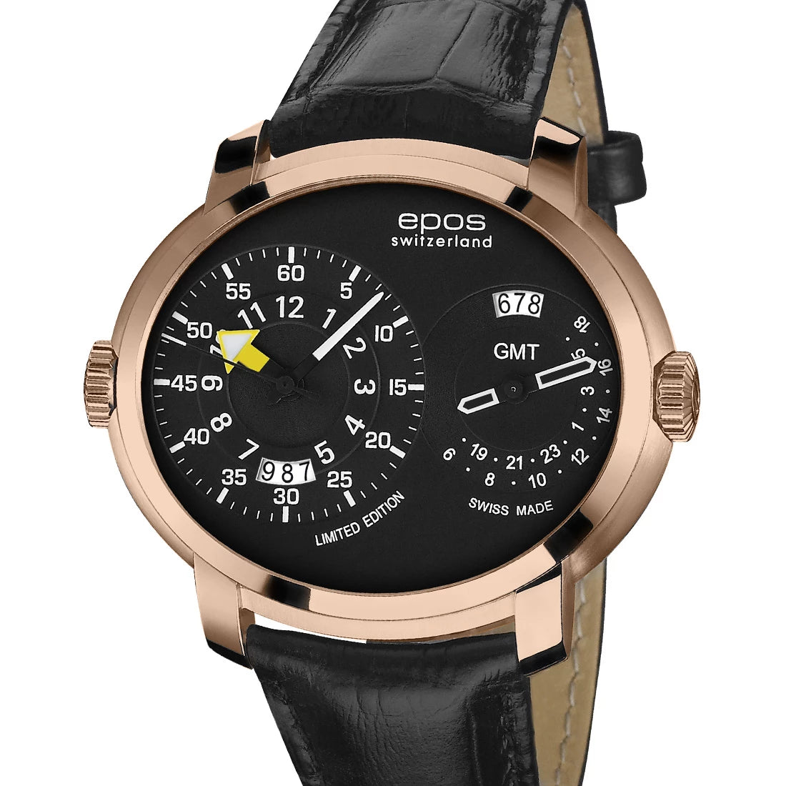 EPOS Artistry 3400 GMT LE Automatic Black 40 x 47mm