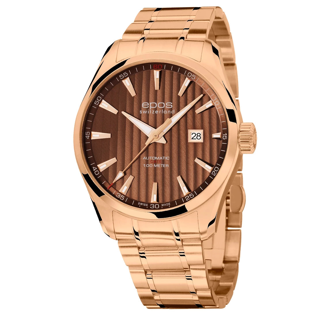 EPOS Timeless 3401 Automatic bruin 43 mm