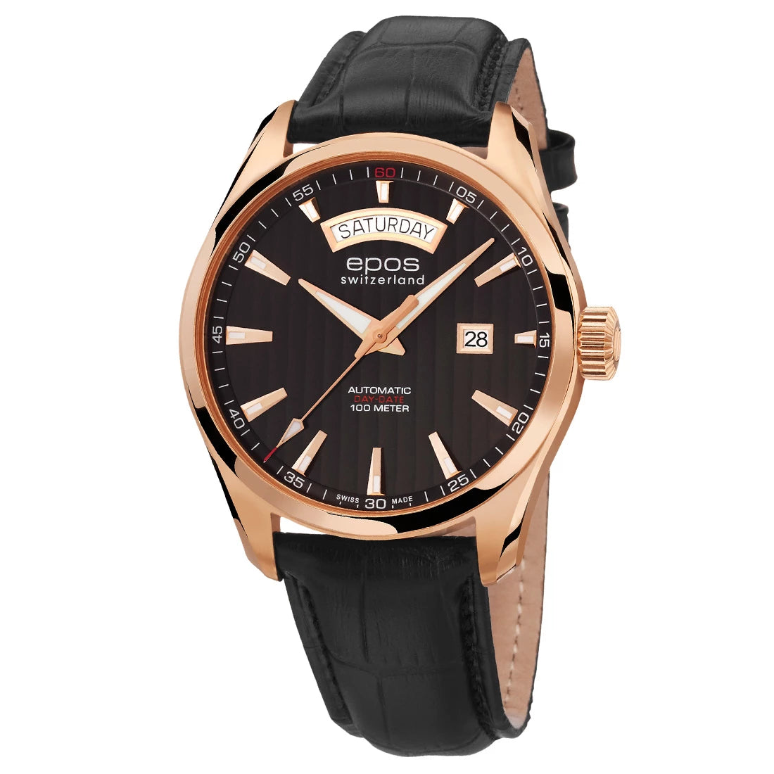 EPOS Timeless 3402 DD Automatic Zwart 43 mm