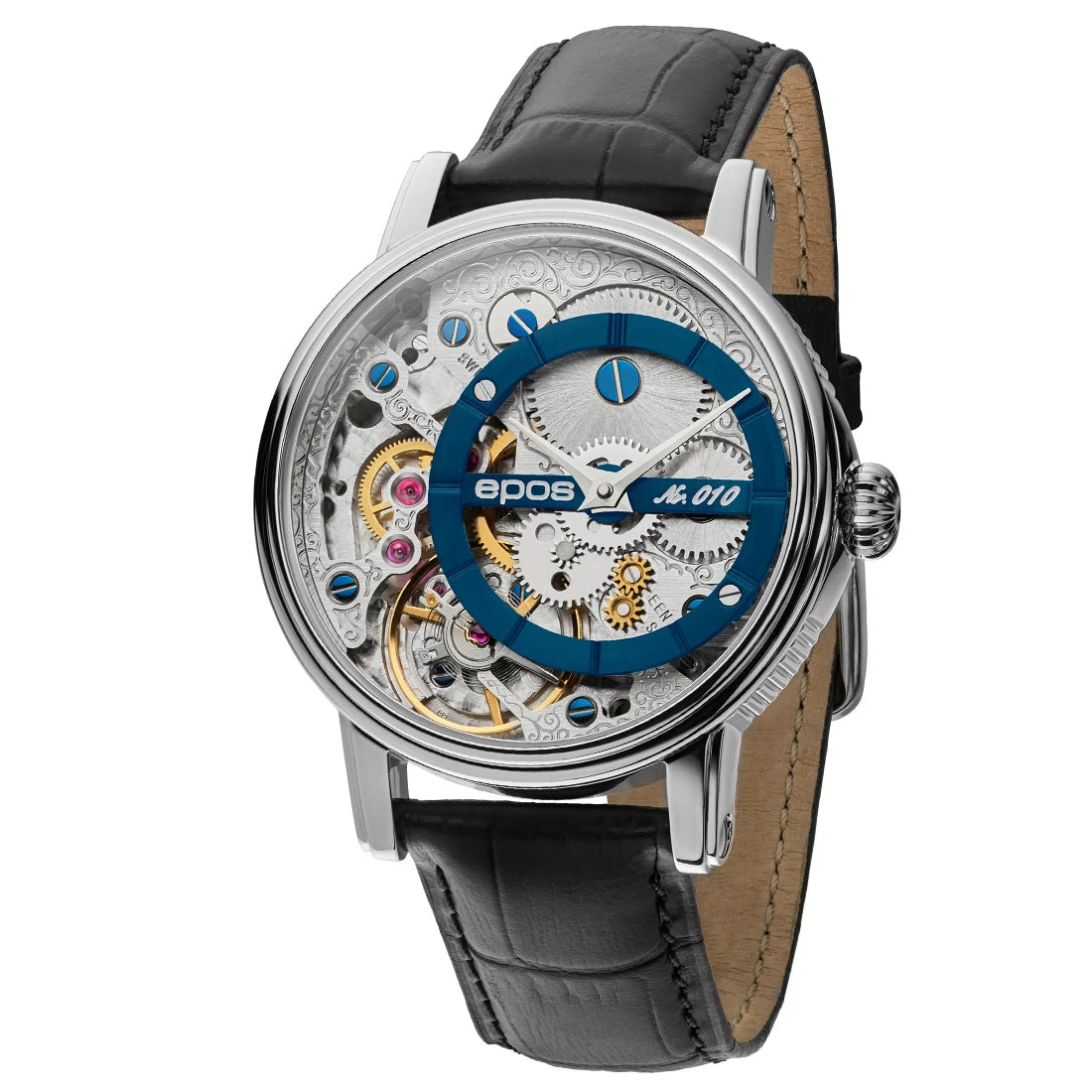 EPOS Artistry 3435 Verso 1 LE Handopwinding Blauw 43,5 mm