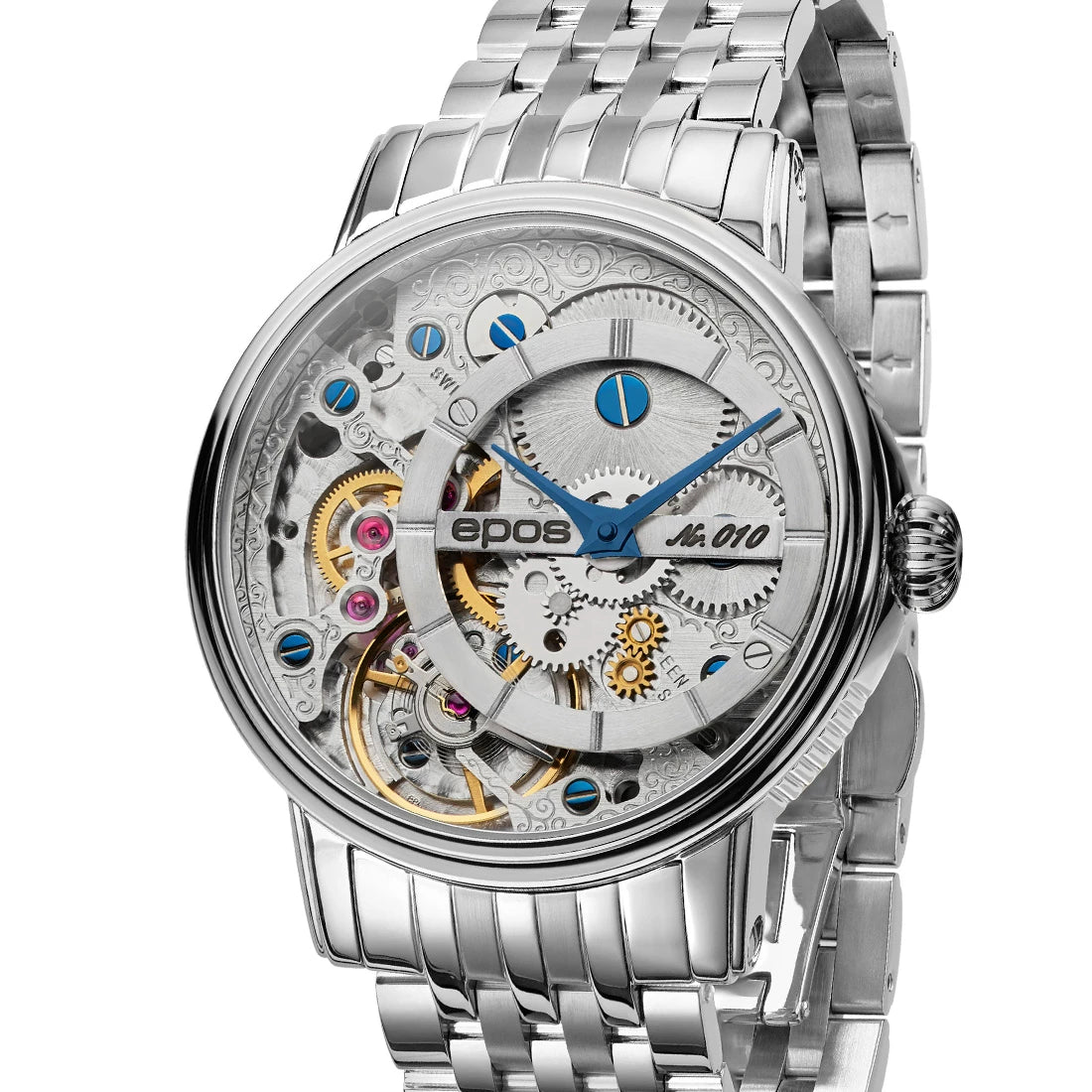 EPOS Artistry 3435 Verso 1 LE Handopwindbaar Zilver 43,5 mm