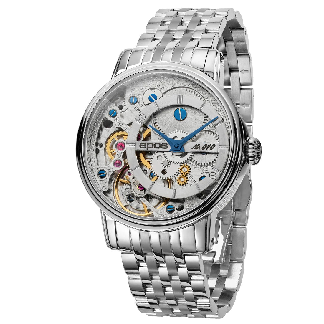 EPOS Artistry 3435 Verso 1 LE Handopwindbaar Zilver 43,5 mm