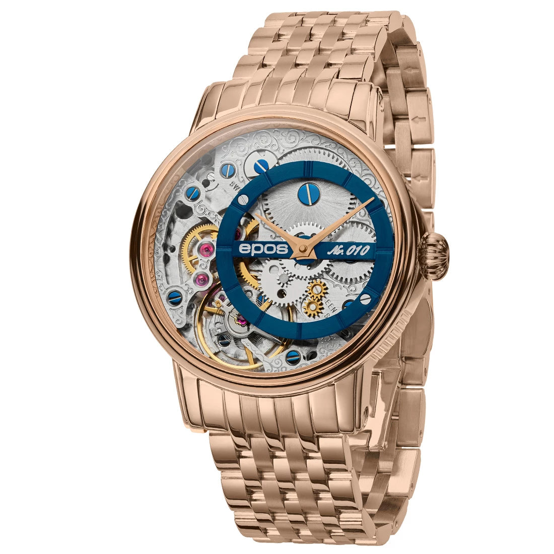 EPOS Artistry 3435 Verso 1 LE Handopwinding Blauw 43,5 mm