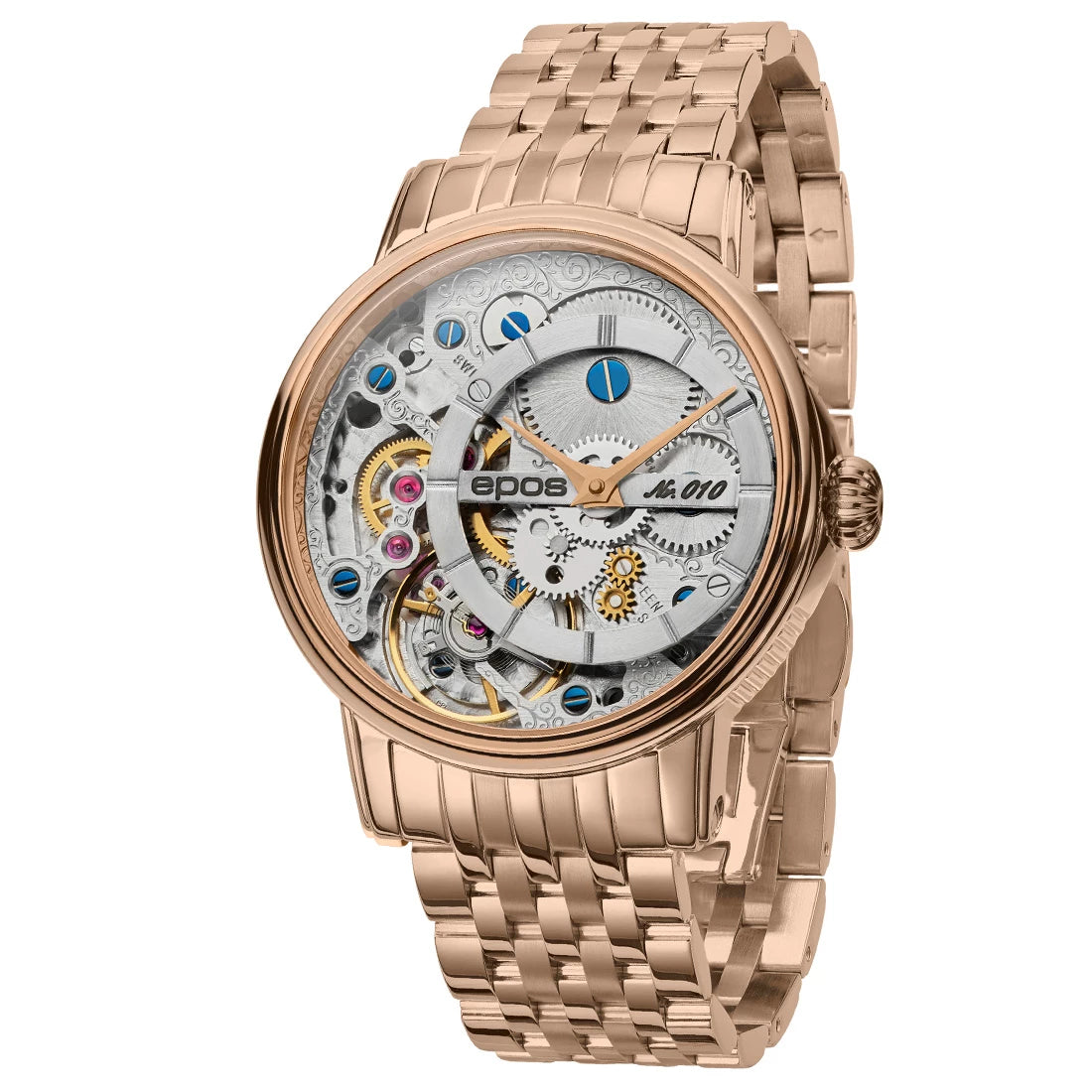 EPOS Artistry 3435 Verso 1 LE Handopwindbaar Zilver 43,5 mm