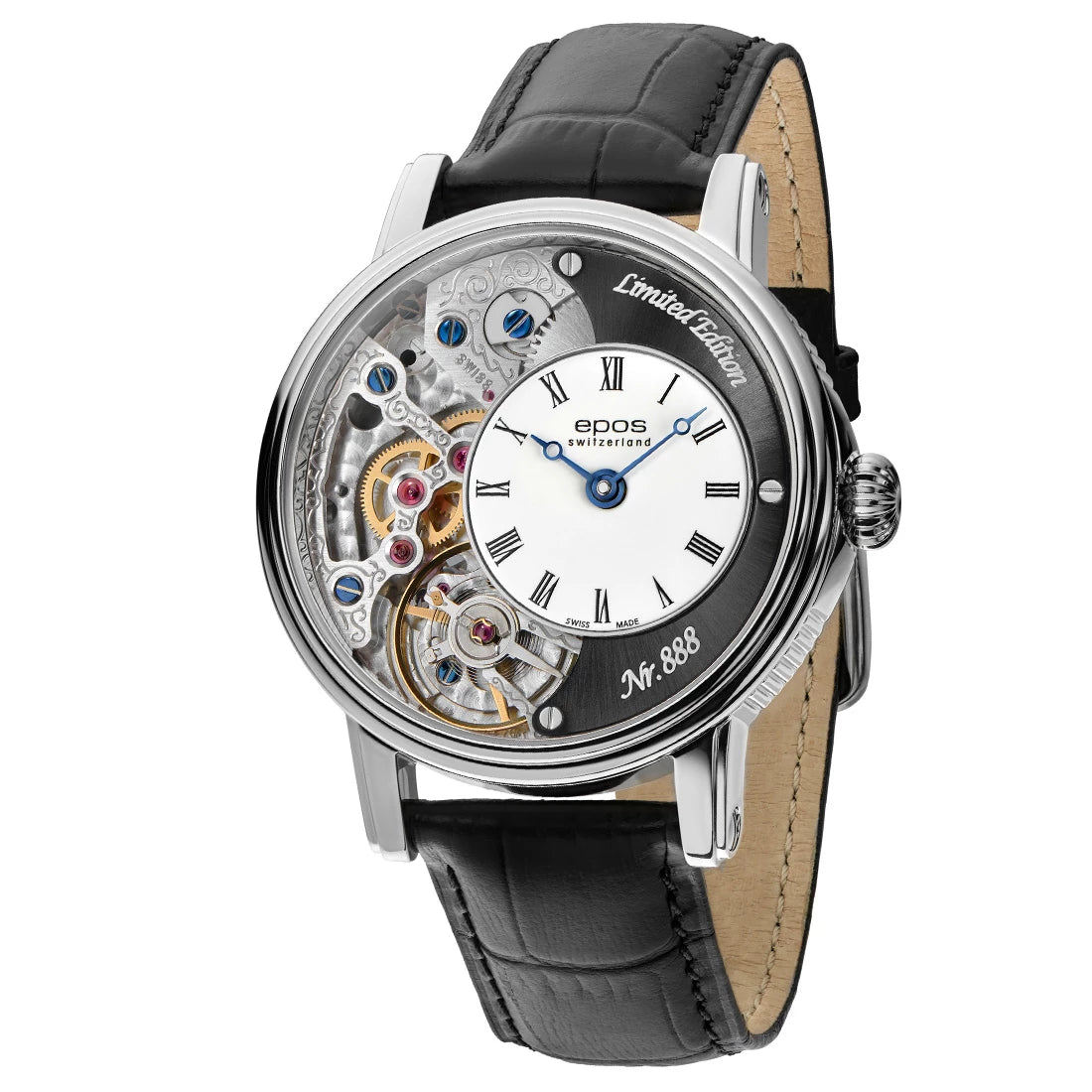 EPOS Artistry 3435 Verso 2 LE Handopwinding Wit 43,5 mm