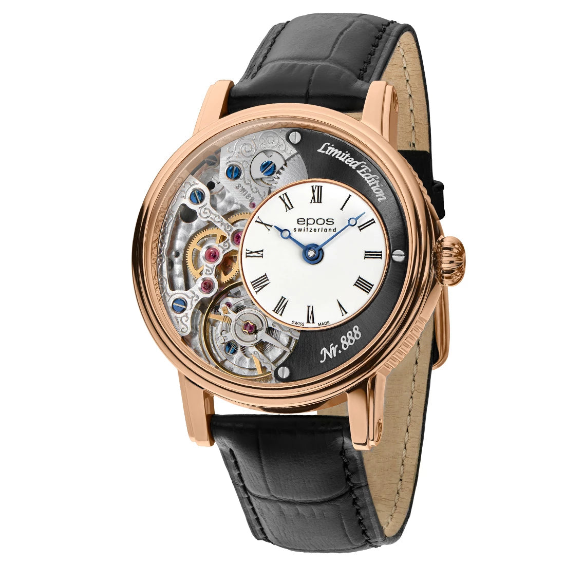 EPOS Artistry 3435 Verso 2 LE Handopwindbaar Skelethorloge 43,5 mm