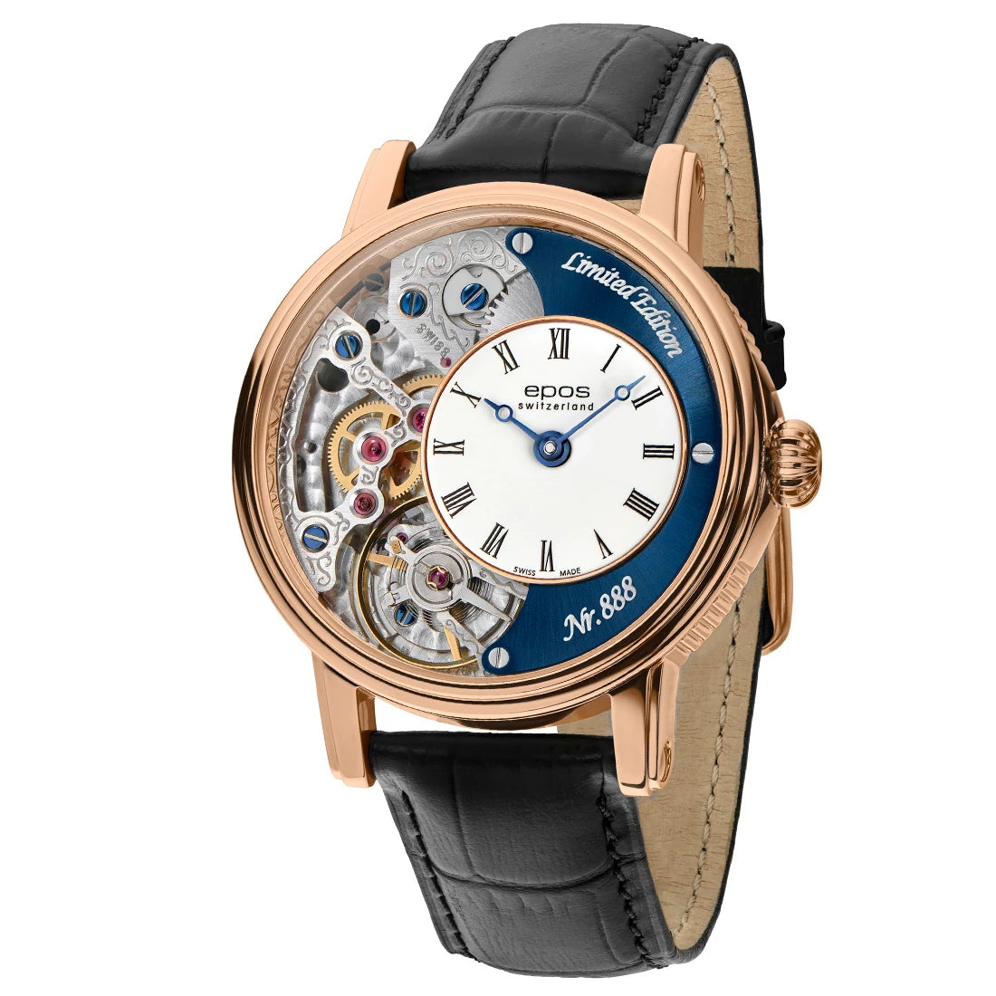 EPOS Artistry 3435 Verso 2 LE Handopwindbaar Skelethorloge 43,5 mm