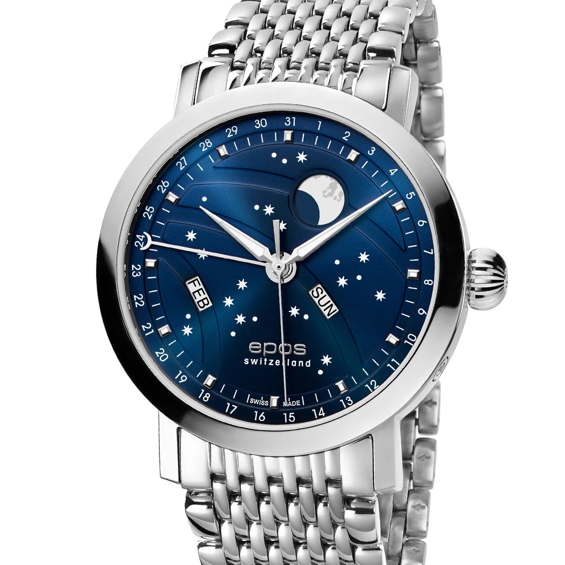 EPOS Artistry 3440 BM Automatic Blauw 42 mm
